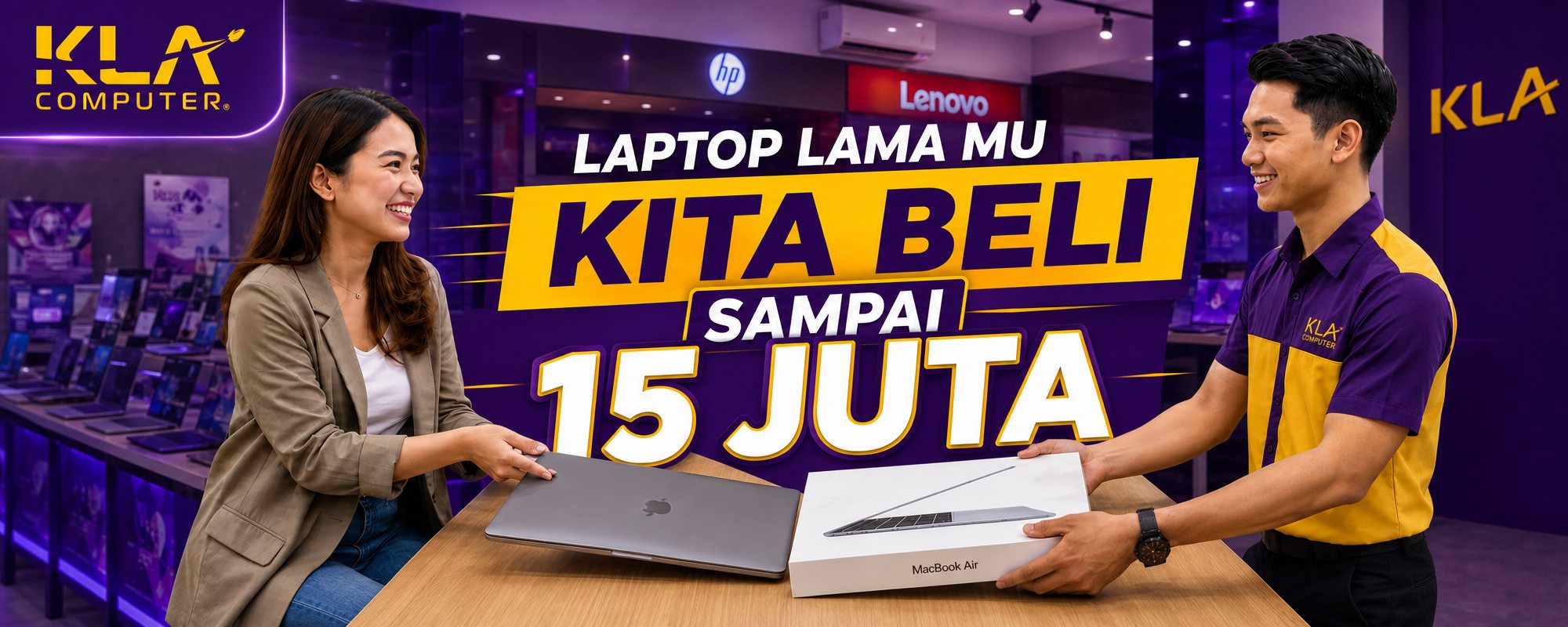 Program tukar tambah laptop KLA Computer, dihargai sampai Rp15 juta